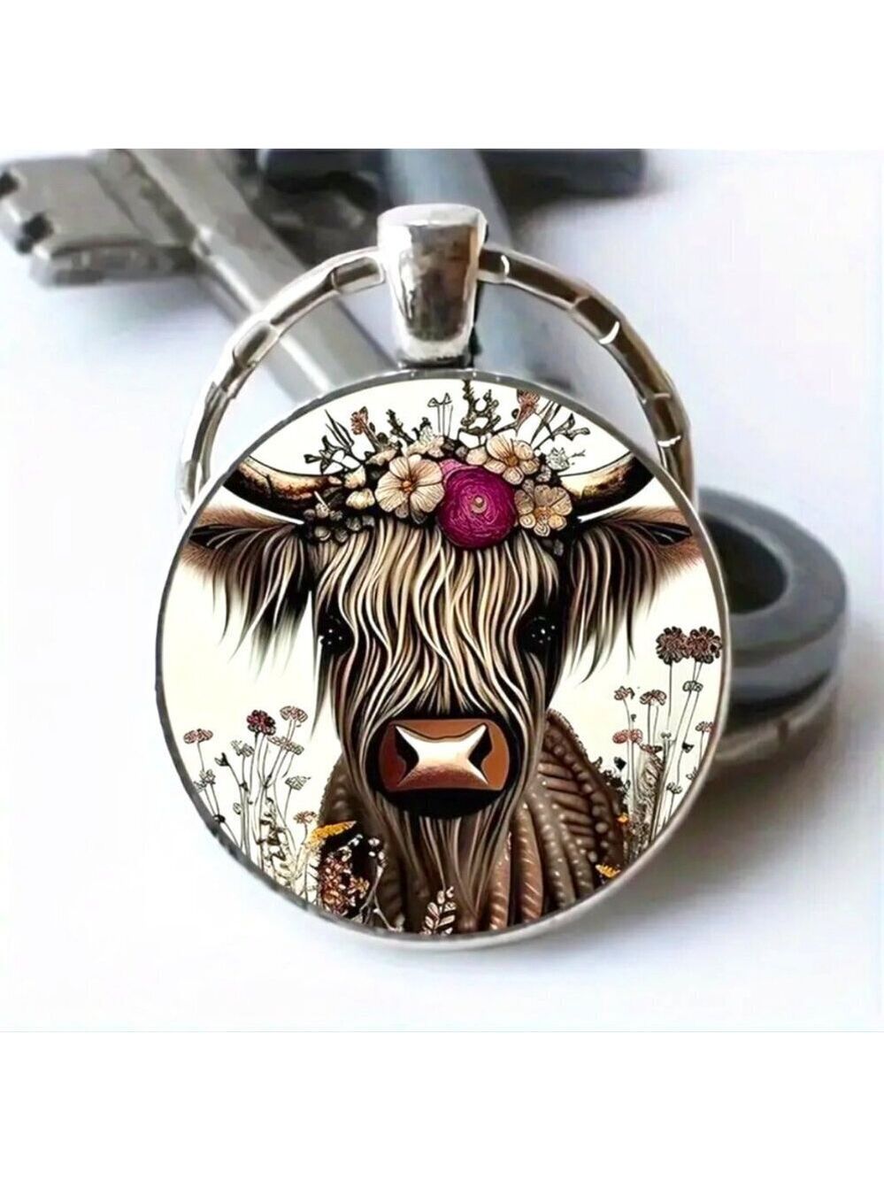 🎉Host Pick!!!🎉 Country Cow Keychain